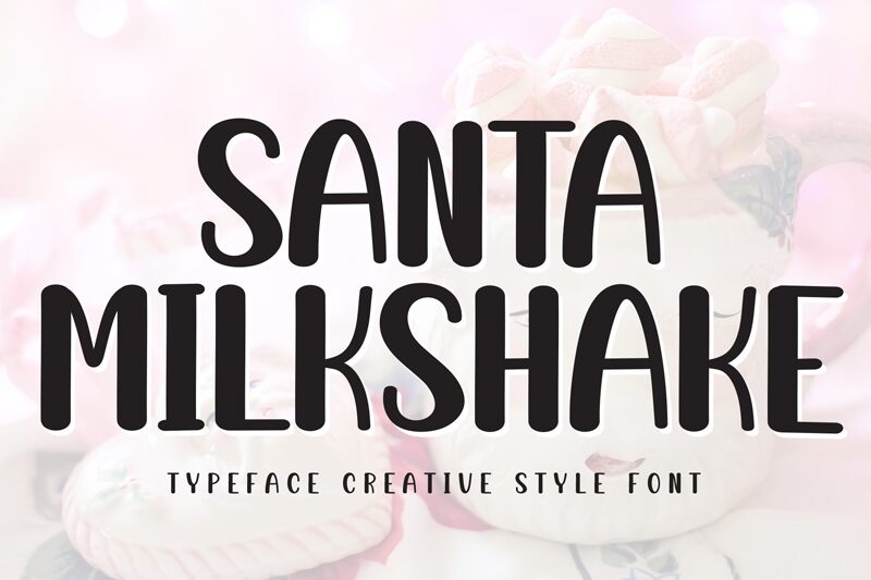 Santa Milkshake الخط 
