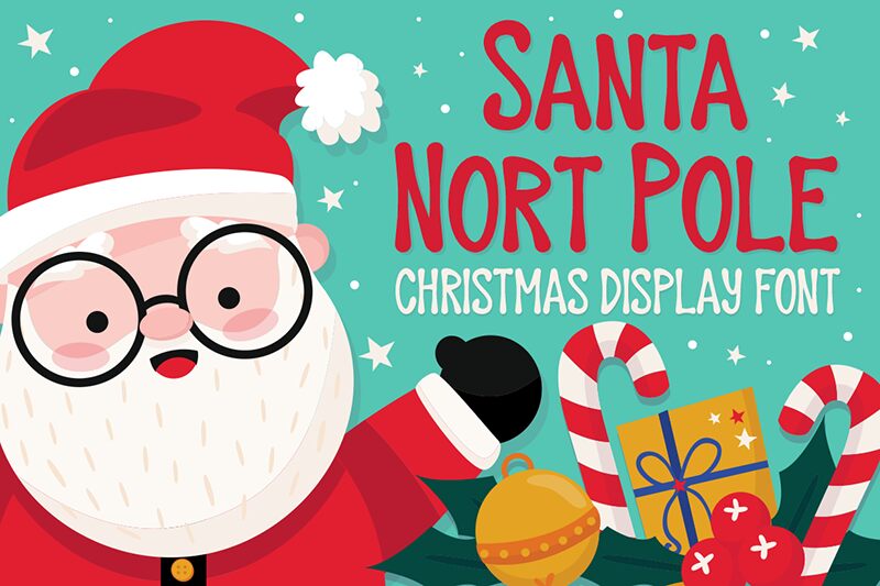 Santa Nort Pole Schriftart