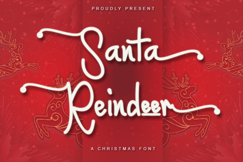 Santa Reindeer 字体