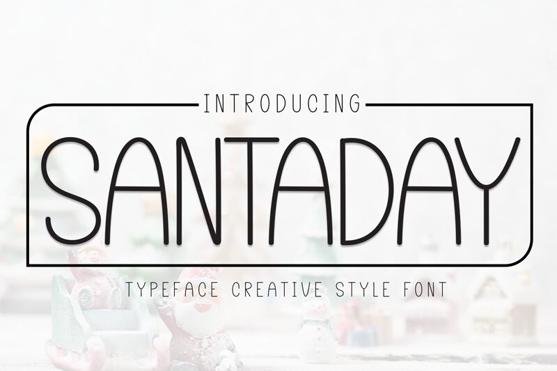 Santaday Schriftart