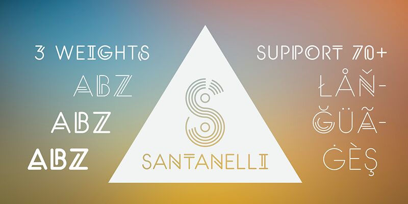 Santanelli Schriftart