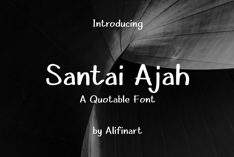 Santay Ajah الخط