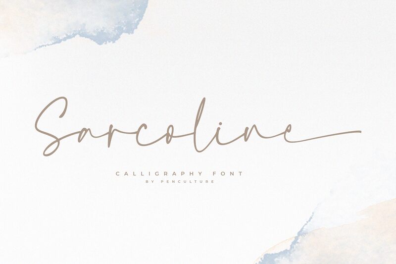 Sarcoline Schriftart