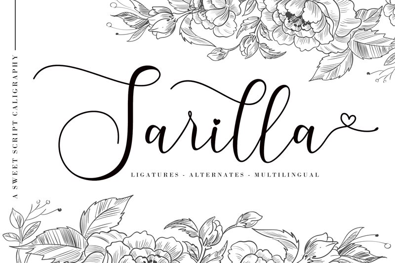 Sarilla Script Fonte
