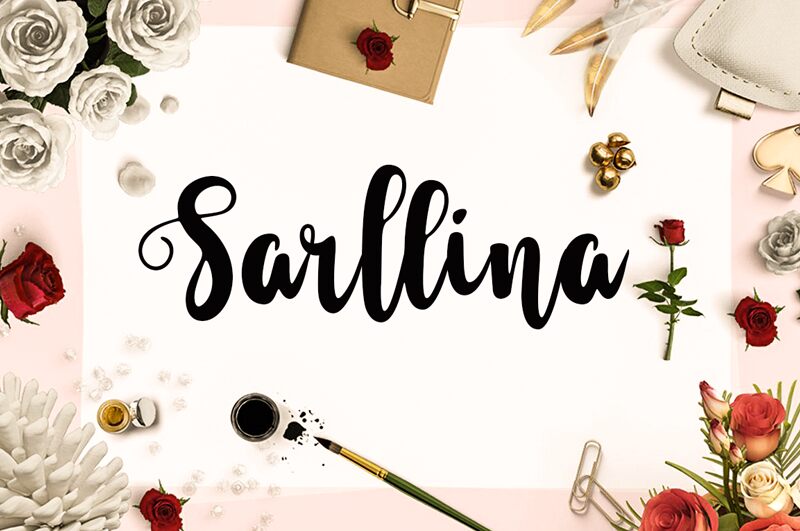 Sarllina Druh písma