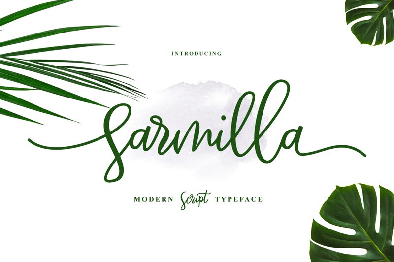 Sarmilla Script Schriftart