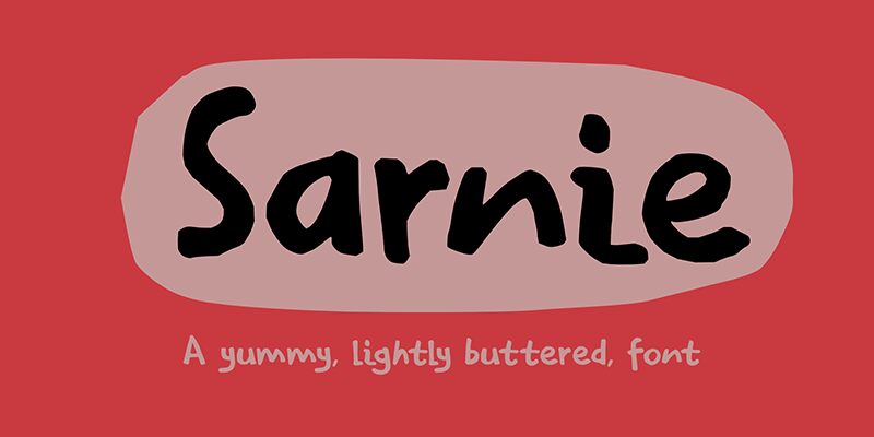Sarnie Schriftart