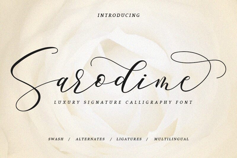 Sarodime Czcionka