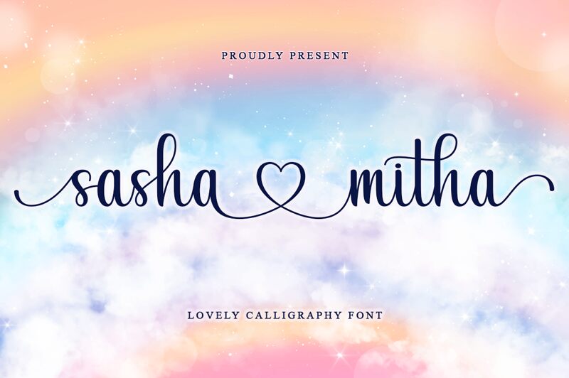Sashamitha Schriftart
