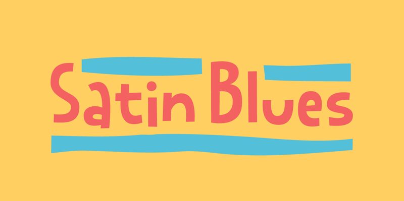 Satin Blues Czcionka