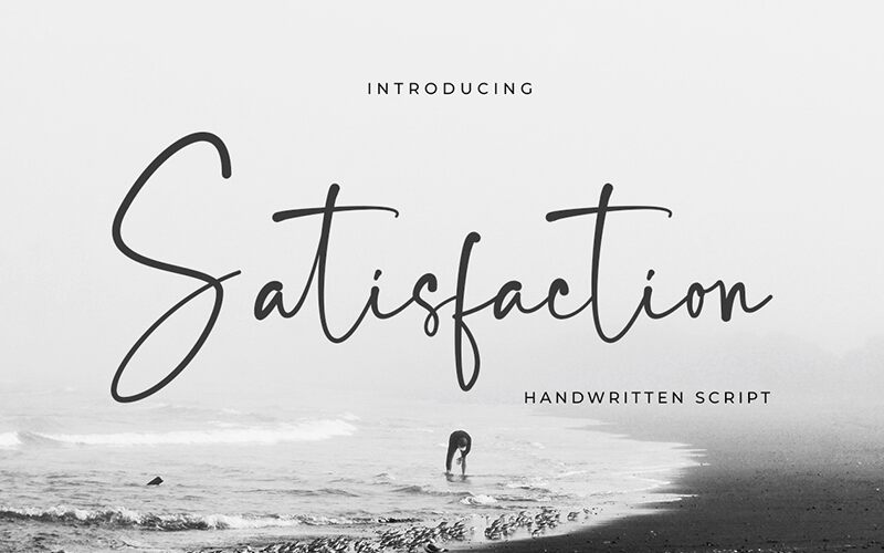 Satisfaction Schriftart