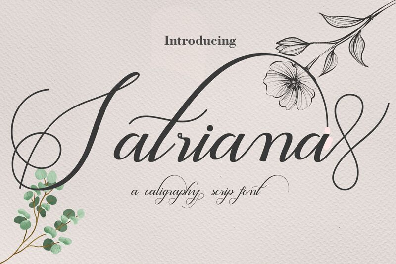 Satriana Schriftart