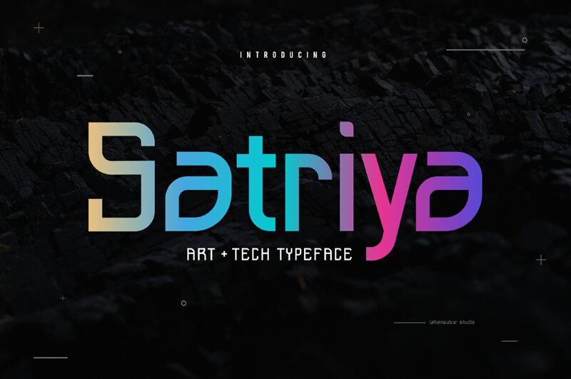 Satriya Schriftart