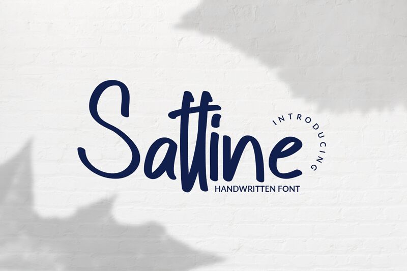Sattine フォント