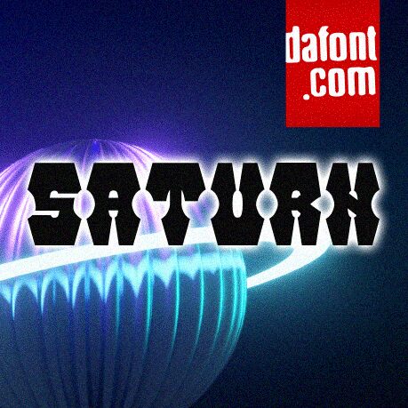 Saturn Techno Regular — Prezentace písma