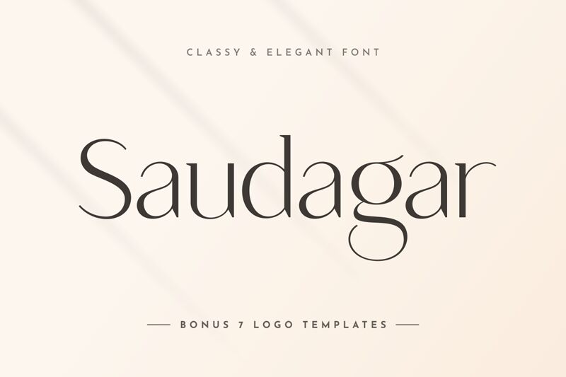 saudagar font