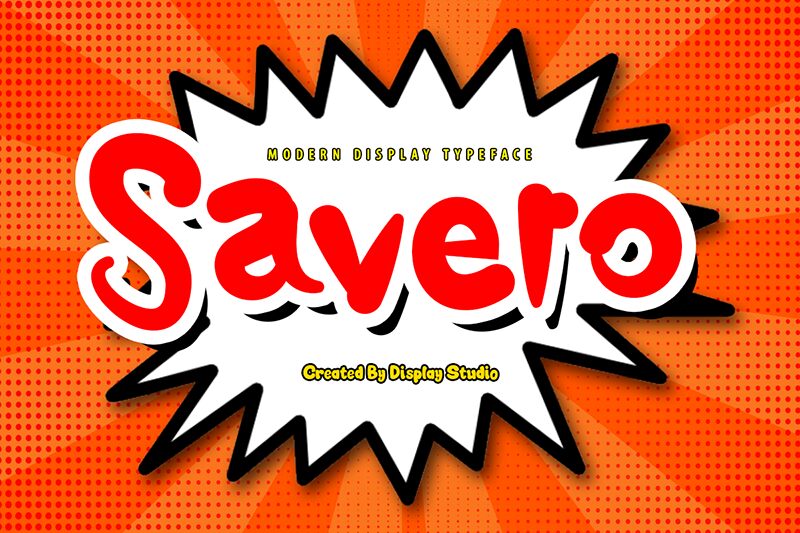 Savero Schriftart
