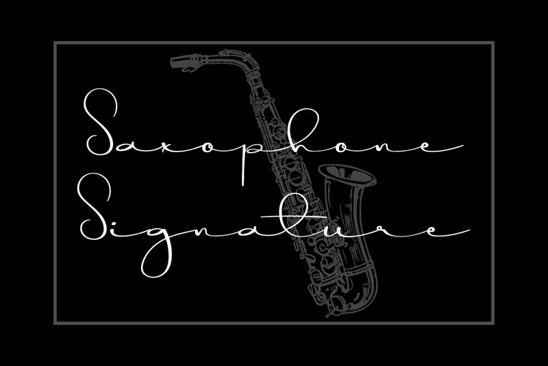 Saxophone Signature 字体