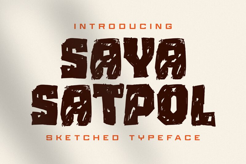 Saya Satpol Schriftart