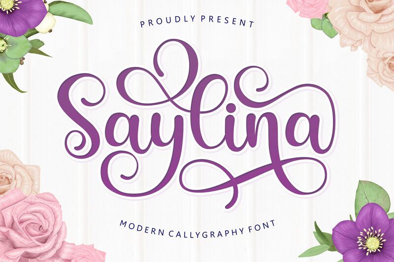 Saylina Schriftart