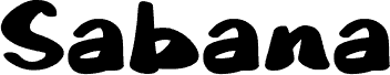 Sabana písmo
