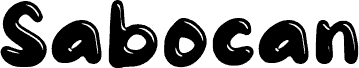 Sabocan 字体