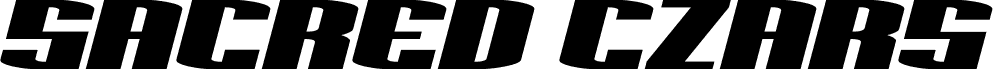 Sacred Czars Italic