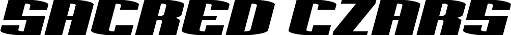 Sacred Czars Spaced Italic