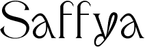 Saffya шрифт
