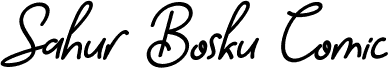 Sahur Bosku Comic Italic