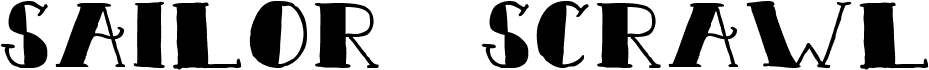 Sailor Scrawl Black Regular