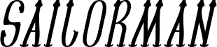 معاينة خط SAILORMAN Italic
