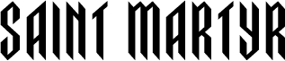 Saint Martyr Spaced