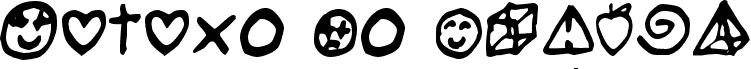 Preview of the Salade De Fruits font