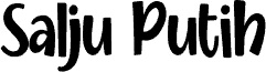 Podgląd czcionki Salju Putih