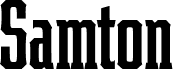 Samton Extra Condensed Bold