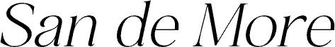 San de More Demo Medium Italic