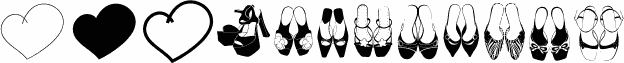 Preview of the Sandal x LOVE font