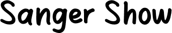 Sanger Show 字体