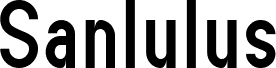 Náhled písma Sanlulus Bold