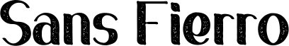 Sans Fierro Texture