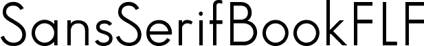 SansSerifBookFLF