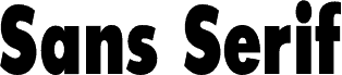 SansSerifExbFLFCond