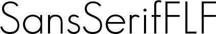 SansSerifFLF