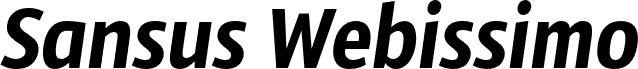 Sansus Webissimo Italic