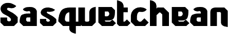 Sasquetchean black Bold
