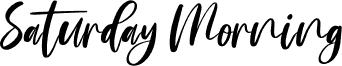 Saturday Morning Italic