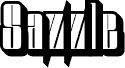 Sazzle 3D Demo ExtrudeRight 字体预览