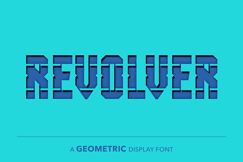 SB Revolver Schriftart