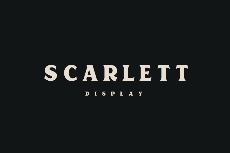 Scarlett Display Czcionka